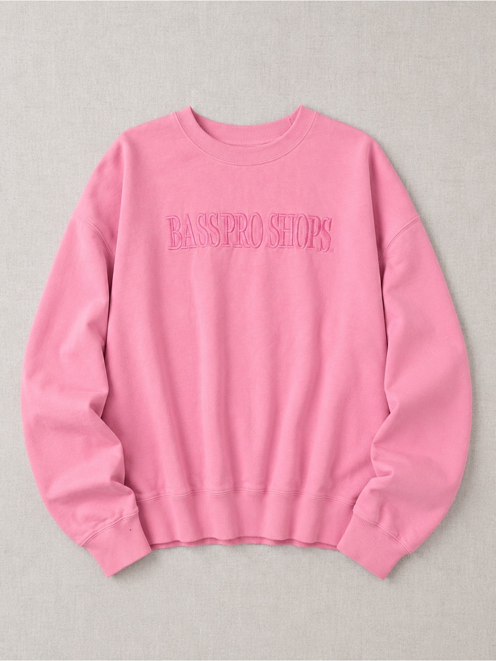 🌼2/30$ Bass Pro Shops Women's Pink Crewneck Sweatshirt 100% Cotton